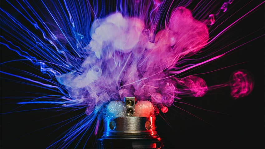 imagine abstracta cu un vape
