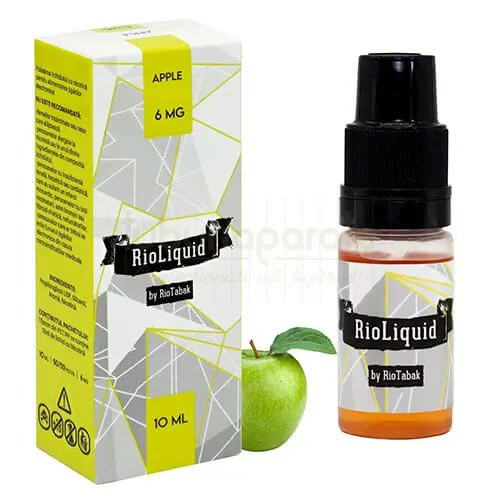lichid tigara electronica cu nicotina cu aroma de mere verzi rioliquid apple