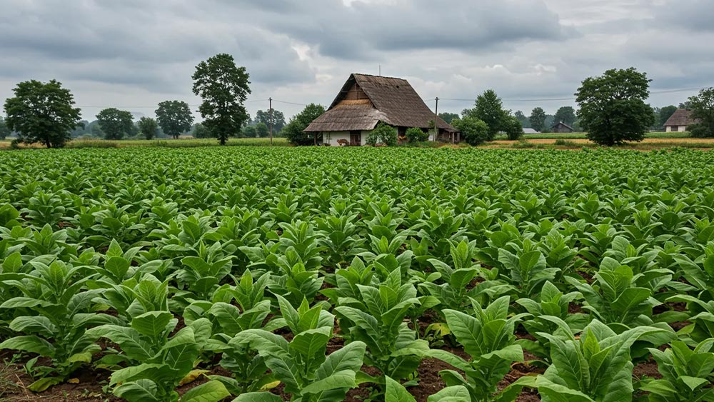 o plantatie de tutun