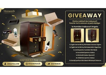 Giveaway humidor pentru iubitorii de trabucuri
