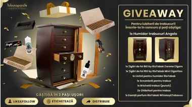 Giveaway humidor pentru iubitorii de trabucuri