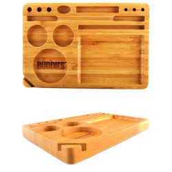 Tava de rulat tigari Buddies (bambus)