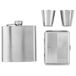 Set cadou, 491180 Set plosca Angelo crom 180 ml, TuburiAparate.ro