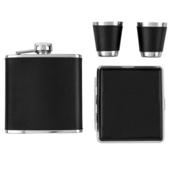 Set cadou, 491190 Set plosca Angelo - piele 180 ml, TuburiAparate.ro