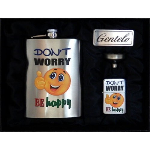 Set plosca alcool DM 11 (240 ml) Set plosca pentru alcool marca DM confectionata din inox