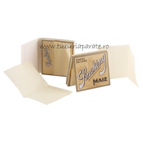 Foite Rulat Tutun Smoking Maiz Pachet cu 49 foite pentru rulat tutun Smoking Maiz confectionat din guma naturala