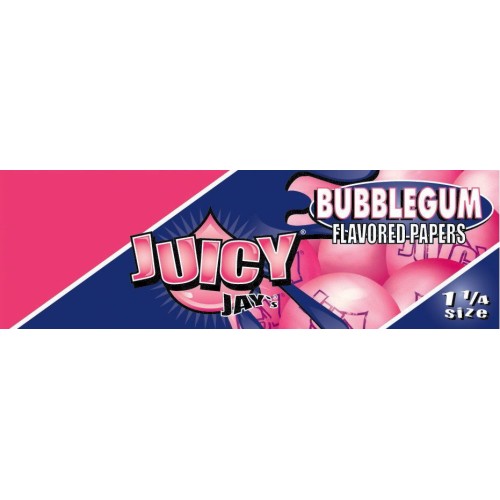 Foite Juicy Jay’s 1 ¼ Bubblegum Foite cu aroma Juicy Jay's 1 1/4 Bubblegum in pachet de 32 foite