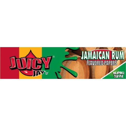 Foite Juicy Jay’s Jamaican Rum KS Slim Pachet cu 32 foite Juicy Jay's Jamaican Rum KS Slim
