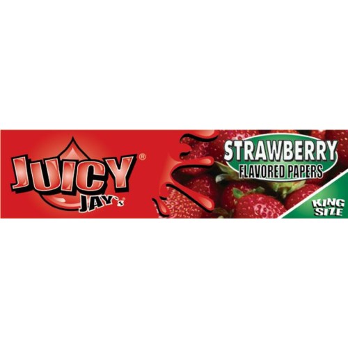 Foite Juicy Jay’s Strawberry KS Slim Foite Juicy Jay's Strawberry KS Slim in pachet de 32 bucati cu aroma de capsuni
