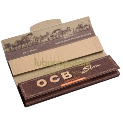 Foite Rulat Tutun OCB Virgin Slim KS + Filter Tips Pachet cu 32 foite rulat tutun OCB Virgin Slim KS cu Filter Tips incluse