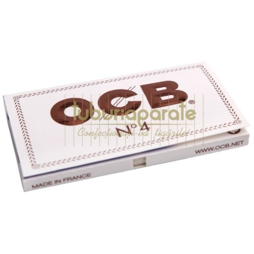 Foite Rulat Tutun OCB White Double (100) Pachet cu 100 foite rulat tutun OCB White Double