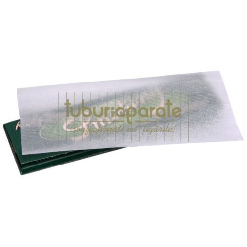 Foite Rulat Tutun Smoking Green KS pachet cu 33 foite pentru rulat tutun Smoking Green King Size