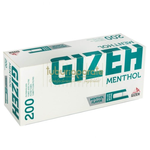 Tuburi Tigari Gizeh Menthol 200 Tuburi Tigari Gizeh Menthol 200