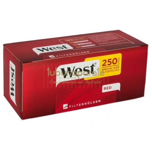 Tuburi Tigari West Red Extra (25 mm) 250 Tuburi Tigari West Red Extra (25 mm) 250