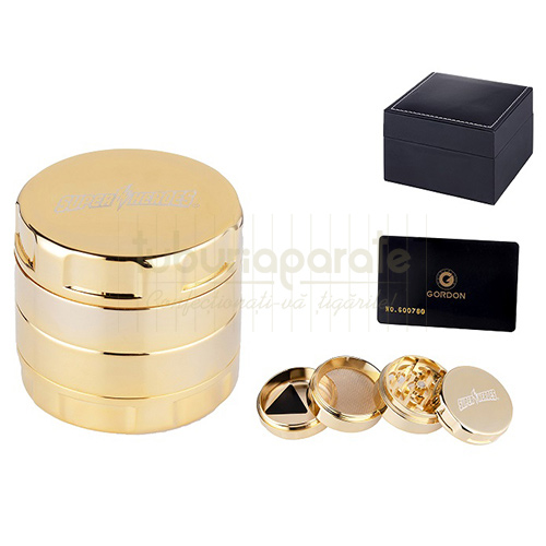 Grinder Dreamliner Gold (24K) Grinder metalic Dreamliner Gold suflat cu aur de 24K