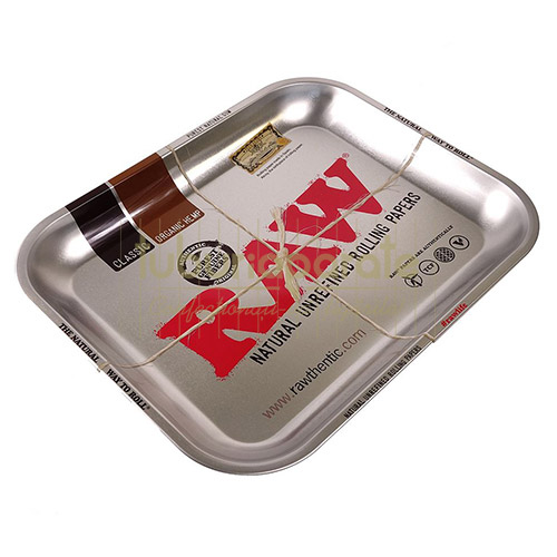 Rolling Tray RAW Steel Big Size (34 x 27,5 cm) Rolling Tray RAW Steel Big Size (34 x 27,5 cm)