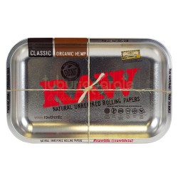 Rolling Tray RAW Steel Small Size (27,5 x 17,5 cm)