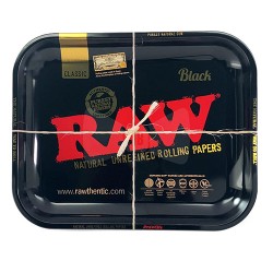 Rolling Tray RAW BLACK Big Size (34 x 27,5 cm)
