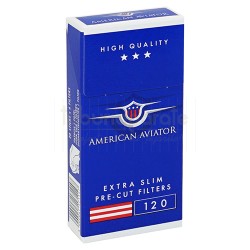 Filtre Tigari Extra Slim , Filtre Tigari American Aviator Pre-Cut Extra Slim 5,7/14 mm (120), TuburiAparate.ro
