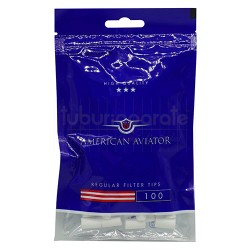 Filtre Tigari American Aviator Regular 8/15 mm (100) American Aviator - Filtre Tigari American Aviator Regular 8/15 mm (100)