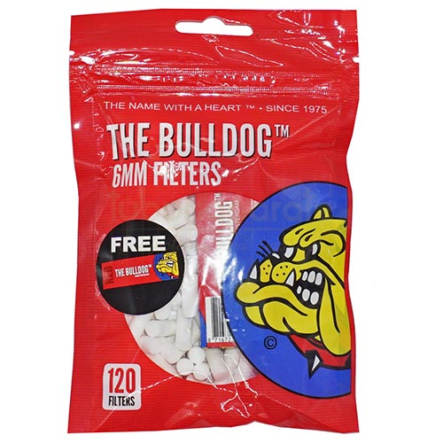 Filtre Tigari Bulldog Slim 6/15 mm (120) plic cu 120 de filtre pentru tigari bulldog slim