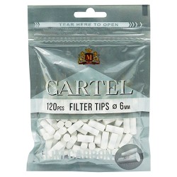 Filtre Tigari Cartel Carbon Slim 6/15 mm (120) Cartel - Filtre Tigari Cartel Carbon Slim 6/15 mm (120)