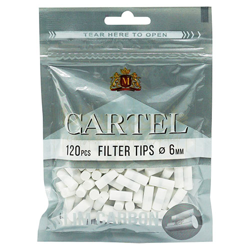 Filtre Tigari Cartel Carbon Slim 6/15 mm (120) Filtre Tigari Cartel Carbon Slim 6/15 mm (120)