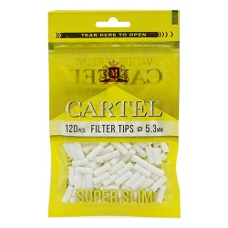 Filtre Tigari Extra Slim , Filtre Tigari Cartel Extra Slim 5,3/15 mm (120), TuburiAparate.ro