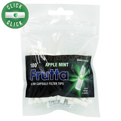 Filtre tigari mentolate, Filtre Tigari Frutta Click Mere - Menta 6/19 (100), TuburiAparate.ro