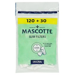 Filtre Tigari Slim , Filtre Tigari Mascotte Slim 6/15 mm (150), TuburiAparate.ro