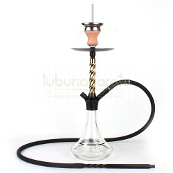Narghilele, Narghilea Aladin Alux Gold (Mod.3) 50 CM, TuburiAparate.ro