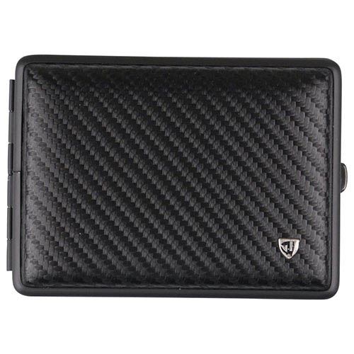 612962 Tabachera Tigari von Hofe 100 MM Tabachera pentru tigari lungi premium din piele naturala marca Von Hofe