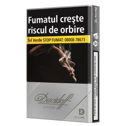 Davidoff Silver Slim SL-Line (20) Tigarete, Davidoff Silver Slim SL-Line (20), TuburiAparate.ro