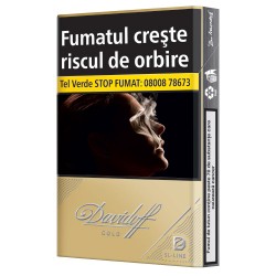 Davidoff Gold Slim SL-Line (20) Tigarete, Davidoff Gold Slim SL-Line (20), TuburiAparate.ro