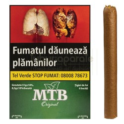 Tigari de foi fara filtru, Tigari de Foi MTB Green 51g (6), TuburiAparate.ro