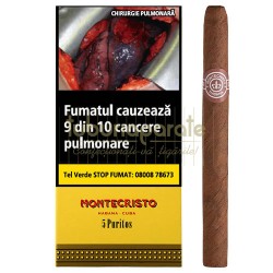 Tigari de foi fara filtru, Tigari de foi Montecristo Puritos 22g (5), TuburiAparate.ro