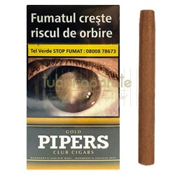 Tigari de foi Pipers Gold 32g (vanilie) 10