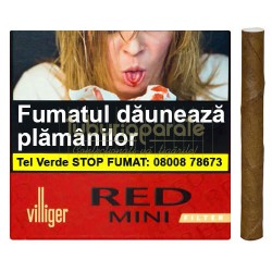 Tigari de Foi Villiger Red Mini Filter 23g (vanilie) 10