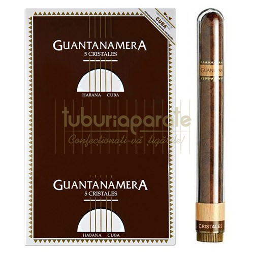 Pachet cu 5 tigari de foi cubaneze Guantanamera Cristales 150g