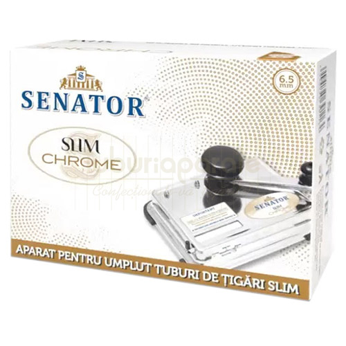 Aparat Injectat Tutun Senator Ultra Slim Chrome Aparat Injectat Tutun Senator Ultra Slim Chrome