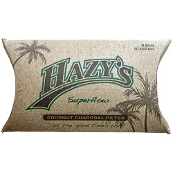 Filtre rulat Ceramica Carbon, Filtre Tigari Ceramica Hazys Cocos 8/21 mm (50 buc), TuburiAparate.ro