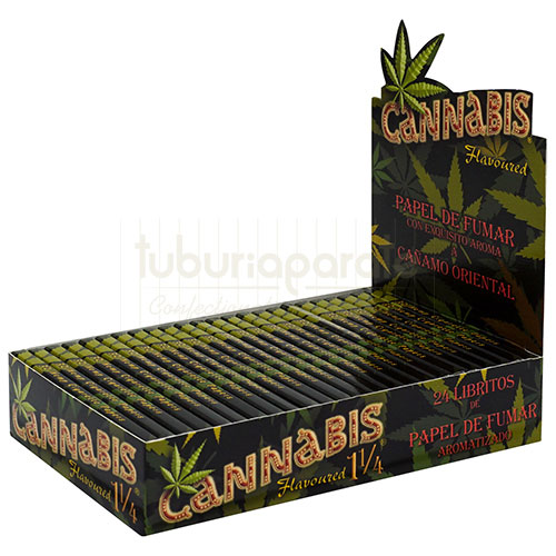 Foite rulat tutun Cannabis 1 1/4 (78mm) Foite rulat tutun Cannabis 1 1/4 (78mm)