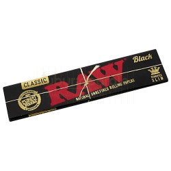 Foite Rulat Tutun Slim King Size, Foite rulat tutun RAW BLACK Slim King Size, TuburiAparate.ro