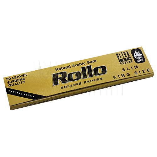 Foite rulat tutun Rollo Brown King Size Slim Foite rulat tutun Rollo Brown King Size Slim