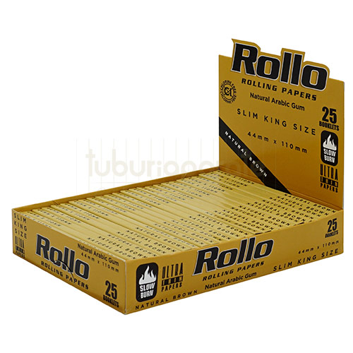 Foite rulat tutun Rollo Brown King Size Slim Foite rulat tutun Rollo Brown King Size Slim