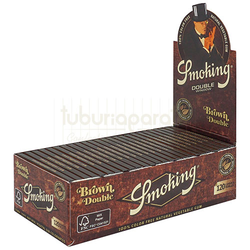 Foite Rulat Tutun Smoking Brown Double (120) Foite Rulat Tutun Smoking Brown Double (120)