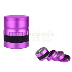 Grinder metalic, 340179 Grinder cu boxa Bluetooth - Violet Mat, TuburiAparate.ro