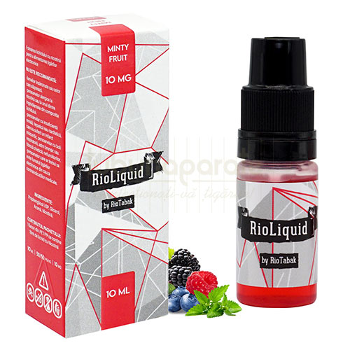 Lichid RioLiquid 10 ml Minty Fruit 10 mg/ml Lichid RioLiquid 10 ml Minty Fruit 10 mg/ml