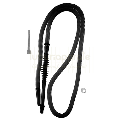 Furtun narghilea Fancy Black (180 cm) Furtun pentru narghilea cu mustiuc si conector cu lungimea totala de 180 cm Fancy Black