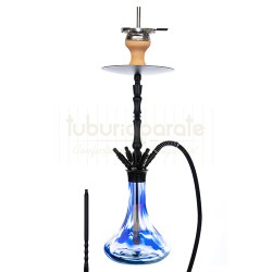 Narghilele, Narghilea Aladin Alux Admiral Blue 62 CM, TuburiAparate.ro